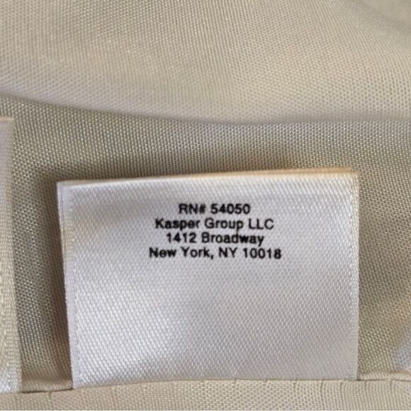 Anne Klein Clipped Jacquard Atlantic Blue Optic Career Style Blazer Size 2 - Picture 11 of 15